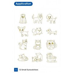 AMOS, SD10P10-DC, Витражные краски цена и информация | Принадлежности для рисования, лепки | kaup24.ee