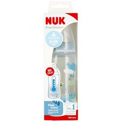 Pudel Nuk First Choice, 6-18 kuud, 300 ml hind ja info | Lutipudelid ja aksessuaarid | kaup24.ee