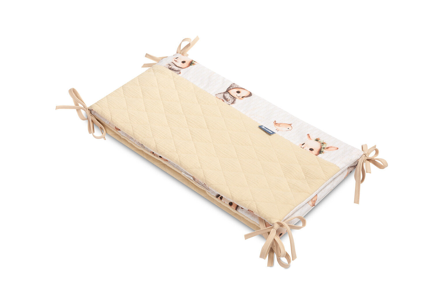 Laste voodikaitse Sensillo, 120 cm, Bunny Beige hind ja info | Laste ohutustarvikud | kaup24.ee