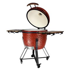 Гриль Kamado Euroliux AU-23.5 BBQ, 136x80x123 см, красный цвет цена и информация | Грили | kaup24.ee