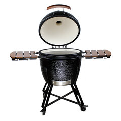 Grill Kamado Euroliux AU-23.5 BBQ, 136x80x123 cm, must hind ja info | Grillid | kaup24.ee