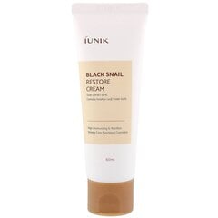 Taastav kreem Iunik Black Snail Restore Cream, 60ml цена и информация | Кремы для лица | kaup24.ee