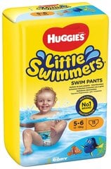 Mähkmed HUGGIES Little Swimmers Medium, 5-6 suurus, 11tk. цена и информация | Подгузники | kaup24.ee