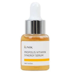 iUNIK - Propolis Vitamin Synergy Serum, 15ml - Elutav ja toitev näoseerum miniversioon цена и информация | Сыворотки для лица, масла | kaup24.ee