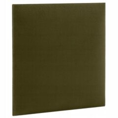 Polsterdatud seinapaneelid 40x40 Khaki roheline UV-kindel hind ja info | Pehmed seinapaneelid | kaup24.ee