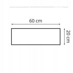 Polsterdatud paneelid türkiissinine 60x20 UV-kindel seinapaneel hind ja info | Pehmed seinapaneelid | kaup24.ee