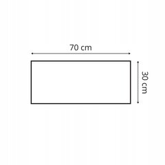 Polsterdatud paneelid Helehall 70x30 UV-kindel seinapaneel hind ja info | Pehmed seinapaneelid | kaup24.ee