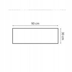 Pehmed paneelid 90x30 UV-kindel, Helehall hind ja info | Pehmed seinapaneelid | kaup24.ee