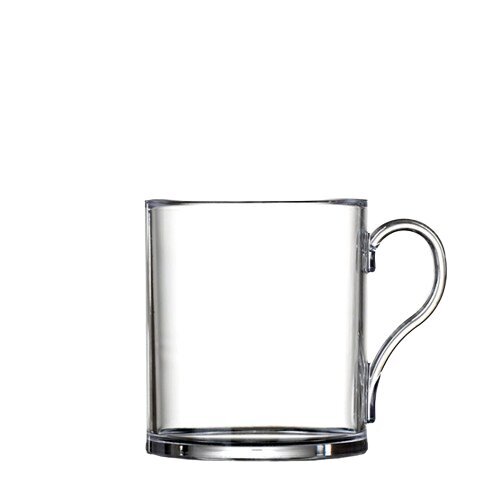 Purunematud teetassid CLEAR MUG 340ml, 4 tk hind ja info | Klaasid, tassid ja kannud | kaup24.ee