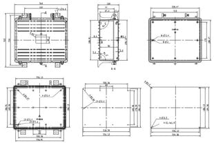 Paigalduskarp 250x253x100mm hind ja info | Mobiiltelefonide lisatarvikud | kaup24.ee