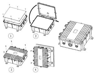 Paigalduskarp 319x294x130mm hind ja info | Mobiiltelefonide lisatarvikud | kaup24.ee