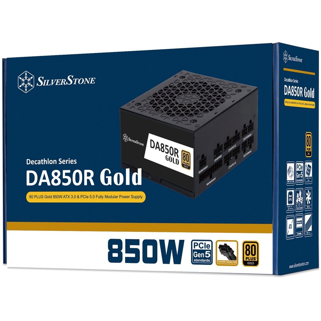 SilverStone SST-DA850R-GM 850W, arvuti toiteallikas hind ja info | Toiteplokid (PSU) | kaup24.ee