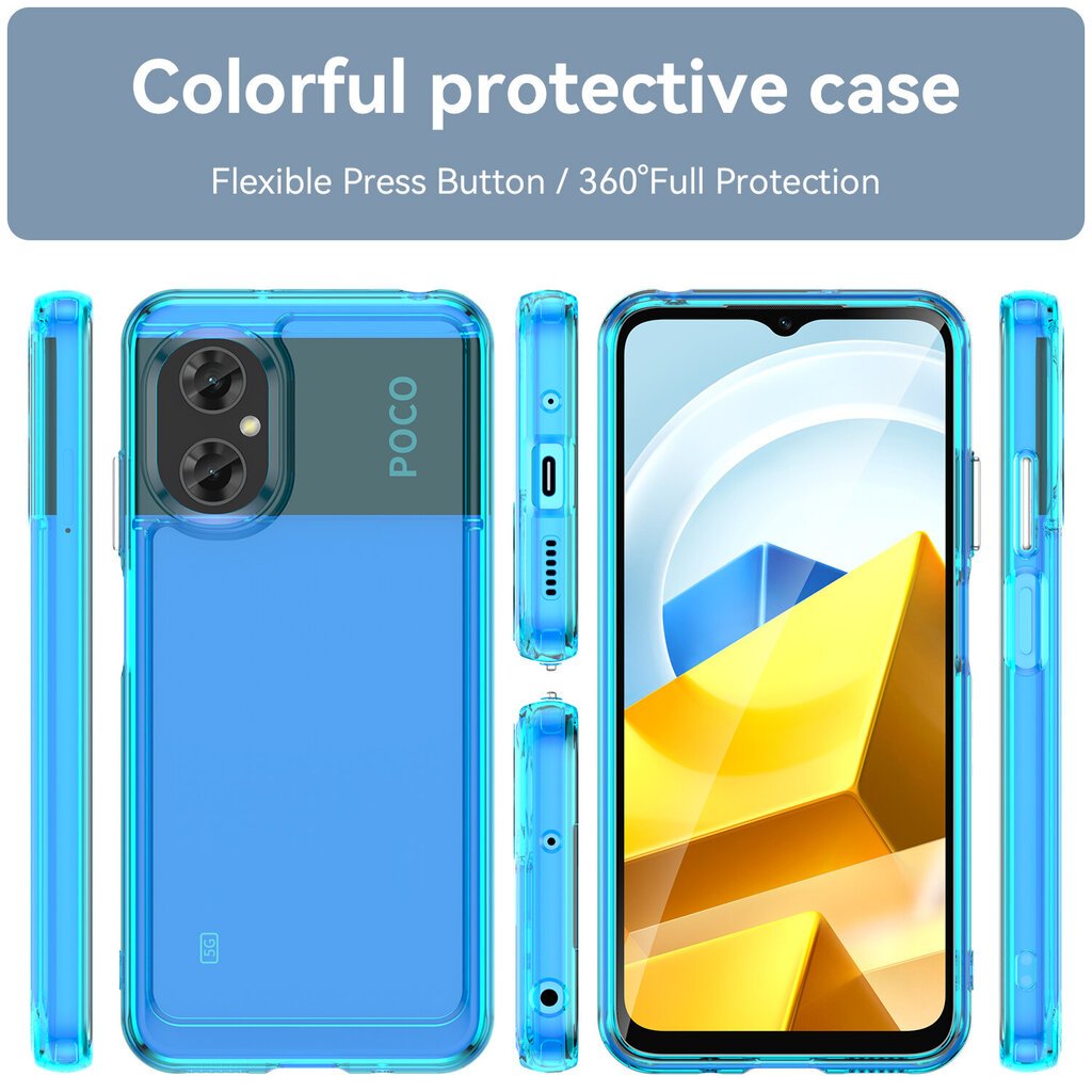 Newskin Clear Case POCO X5 Helesinine hind ja info | Telefoni kaaned, ümbrised | kaup24.ee