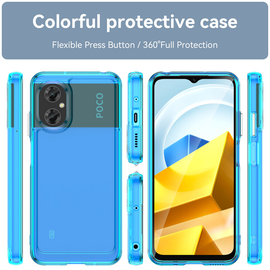 Newskin Clear Case POCO M4 Pro 4G Helesinine hind ja info | Telefoni kaaned, ümbrised | kaup24.ee