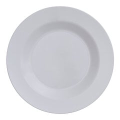 Небьющиеся тарелки White Plate, 21 см, 12 шт. цена и информация | Посуда, тарелки, обеденные сервизы | kaup24.ee