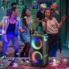 Bluetooth-динамик Boombox Mobile USB-радио со светодиодной подсветкой Беспроводной портативный MP3 цена и информация | Аудиоколонки | kaup24.ee