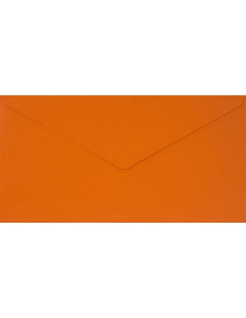 Dekoratiivsed ümbrikud Sirio Color, DL 11x22 Arancio oranž, 115g, 500tk. hind ja info | Ümbrikud, postkaardid | kaup24.ee