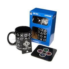 Playstation Onyx Mug + Coaster + Keychain Gift Set hind ja info | Fännitooted mänguritele | kaup24.ee