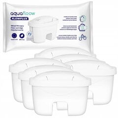 Aquafloow FlowFlux veefiltri padrun Laica filtrikannu jaoks - 6 tk. hind ja info | Filterkannud ja filtrid | kaup24.ee