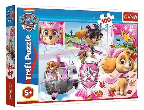 Pusle Trefl Käpapatrull (Paw Patrol), 100-osaline цена и информация | Pusled | kaup24.ee