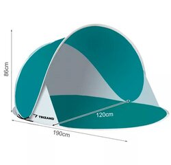 Rannatelk - 190x86x120cm, Trizand hind ja info | Telgid | kaup24.ee