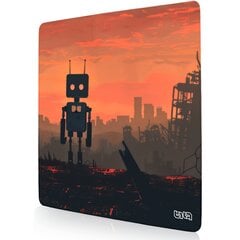 Hiirematt Death and Robots 50x50 hind ja info | Fännitooted mänguritele | kaup24.ee