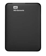 WD Elements 2.5" 1 TB, USB 3.0, must hind ja info | Välised kõvakettad (SSD, HDD) | kaup24.ee