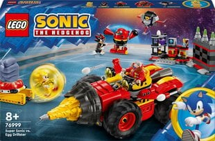 76999 LEGO® Sonic the Hedgehog Super Sonic vs. Egg Drillster цена и информация | Конструкторы и кубики | kaup24.ee