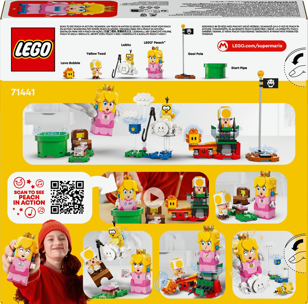 71441 LEGO® Super Mario interaktiivne seiklus koos LEGO® Peach™-ga цена и информация | Klotsid ja konstruktorid | kaup24.ee