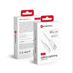 Forcell USB A - Lightning hind ja info | Mobiiltelefonide kaablid | kaup24.ee