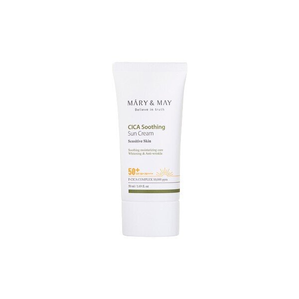 Mary&May CICA rahustav päikesekreem SPF50+ PA++++, 50ml hind ja info | Päikesekreemid | kaup24.ee