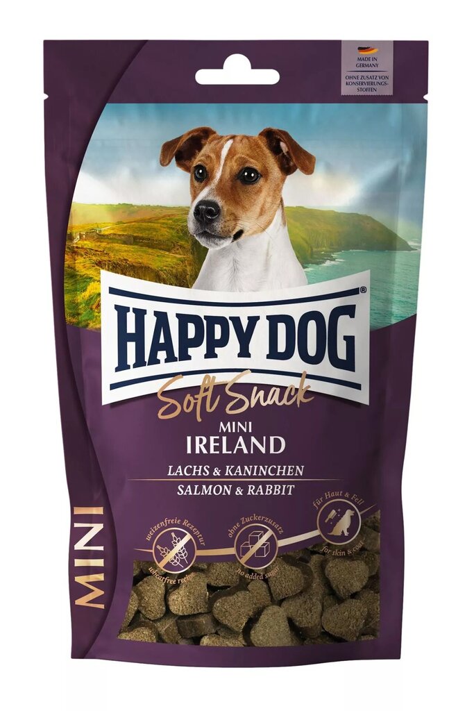 Happy Dog Soft Snack Mini Ireland maius koertele, 10x100g цена и информация | Maiustused koertele | kaup24.ee