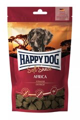 Happy Dog Soft Snack Africa maius jaanalinnuga koertele 10x100g цена и информация | Лакомства для собак | kaup24.ee