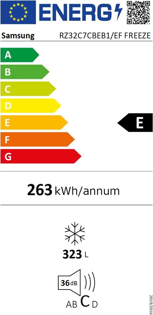 Samsung RZ32C7CBEB1 цена и информация | Sügavkülmikud ja külmakirstud | kaup24.ee