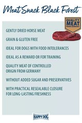 Happy Dog Meat Snack Black Forest (с кониной) - 3tk x75g цена и информация | Лакомства для собак | kaup24.ee