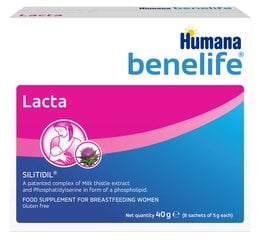 Toidulisand Humana benelife® Lacta imetavatele emadele, 40g цена и информация | Витамины, пищевые добавки, препараты для иммунитета | kaup24.ee