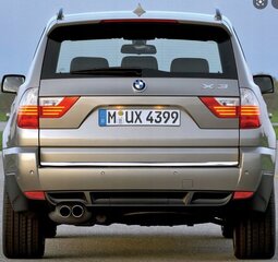 BMW X3 X-3 E83 - CHROM Chrome Hatch Leaf цена и информация | Дополнительные принадлежности | kaup24.ee