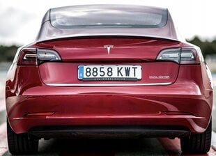 Tesla Model 3 - 2017+ CHROM trimmi klappide peal цена и информация | Дополнительные принадлежности | kaup24.ee