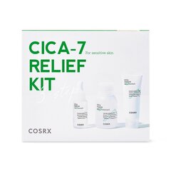 COSRX CICA-7 Relief Kit_CICA testkomplekt (3 sammu) цена и информация | Маски для лица, патчи для глаз | kaup24.ee