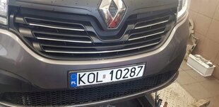 Renault Trafic III - CHROM Chrome GRILL trimmimine hind ja info | Lisaseadmed | kaup24.ee