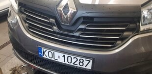 Renault Trafic III - CHROM Chrome GRILL trimmimine hind ja info | Lisaseadmed | kaup24.ee