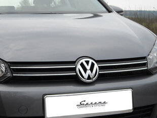 VW GOLF VI Mk6 - CHROM GRILL võrega Tuuning hind ja info | Lisaseadmed | kaup24.ee