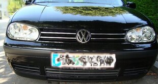 VW GOLF IV 4 - CHROM GRILL võrega Tuning цена и информация | Дополнительные принадлежности | kaup24.ee