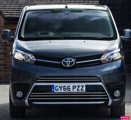 Toyota PROACE - CHROM GRILL võrega kaitseraua kaitseraua liistud hind ja info | Lisaseadmed | kaup24.ee