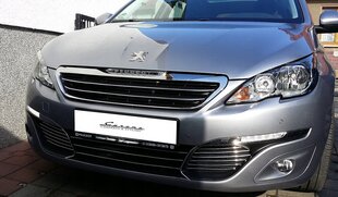 PEUGEOT 308 II CHROM lamellid GRILL atrape Tuningil цена и информация | Дополнительные принадлежности | kaup24.ee