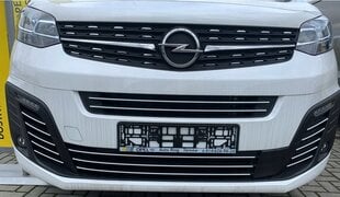 Opel VIVARO - CHROM GRILL võrega kaitseraua liistud цена и информация | Дополнительные принадлежности | kaup24.ee