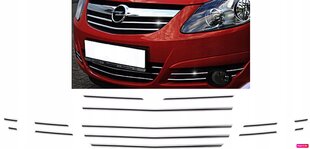 OPEL CORSA D - CHROM GRILL TÕMBAB LIGI цена и информация | Дополнительные принадлежности | kaup24.ee