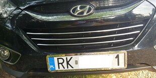 Hyundai IX35 - CHROM GRILL Põrandaliistud hind ja info | Lisaseadmed | kaup24.ee