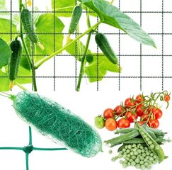 Сетка - опора для растений - 2х10м, Гардлов цена и информация | Садовые инструменты | kaup24.ee