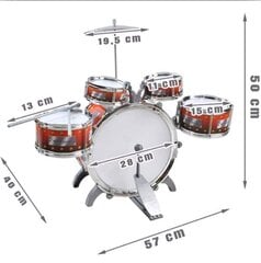 Lastetrummid XL Kruzzel 22464 hind ja info | Löökpillid | kaup24.ee